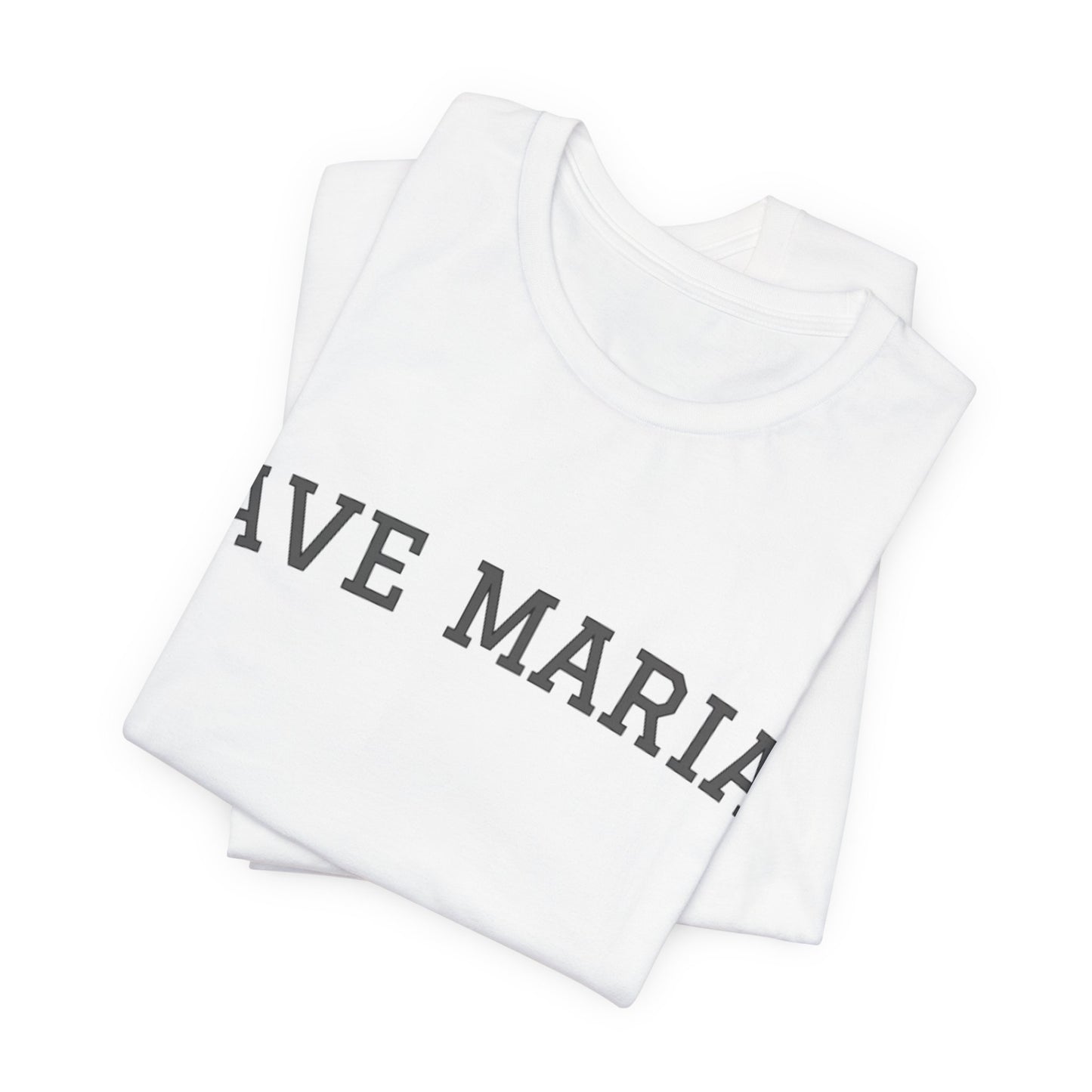 Ave Maria Catholic Tee — Faith-Based Unisex T‑Shirt